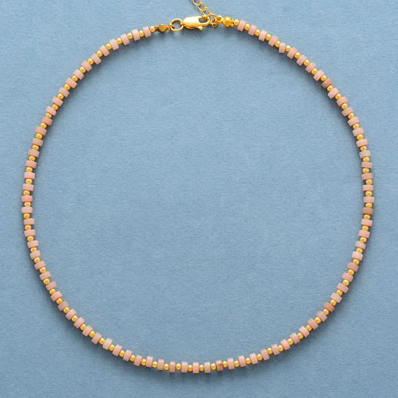 Earthly Natural Stones Beaded Necklace