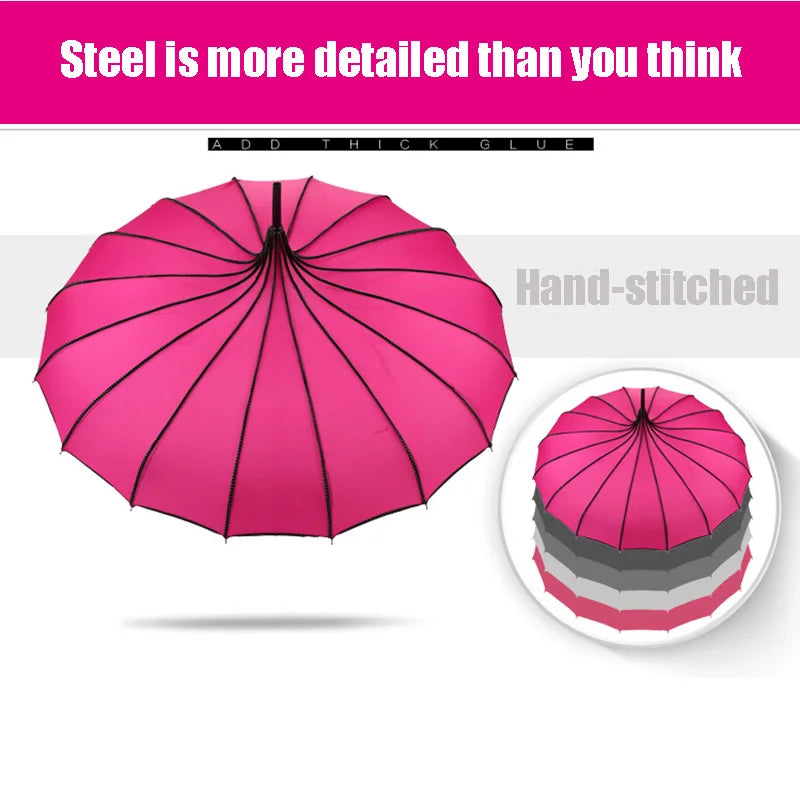 Pagoda Umbrellas Party Sun Rain UV Protective Umbrella Large Umbrella 100cm