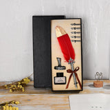 Calligraphy Feather Quill Fountain Pen Set Gift Box