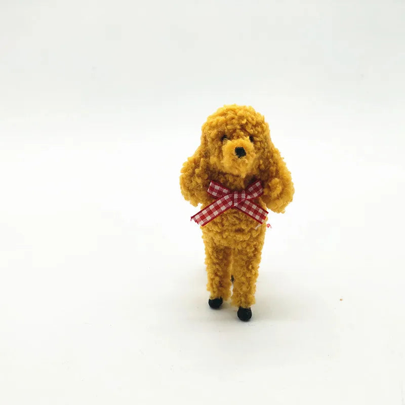 9cm Teddy Dog Mini Poodle Plushie Toy