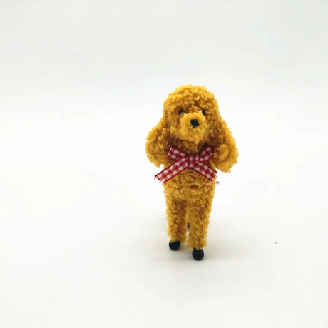 9cm Teddy Dog Mini Poodle Plushie Toy