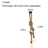 Pirate's Ship Hemp Rope Ceiling Pendant Light Chandeliers Spider Chandelier