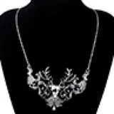 King of the Forest Deer Statement Necklace