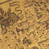 Wizarding World Map Kraft Paper Poster Prints 720*255mm