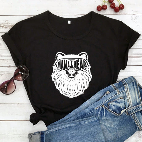 Mama Bear Cotton T-shirt