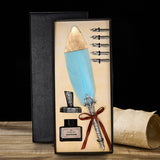 Calligraphy Feather Quill Fountain Pen Set Gift Box