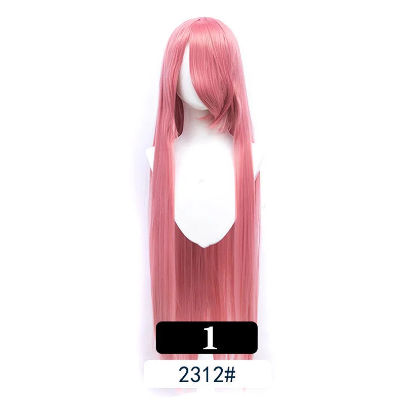 Extra Long Wavy or Straight Wigs with Full Bangs Heat Resistant