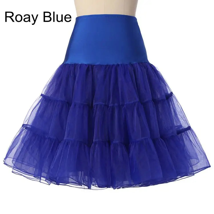 Colourfun Pettiskirts Cosplay Rockabilly Crinoline Underskirt