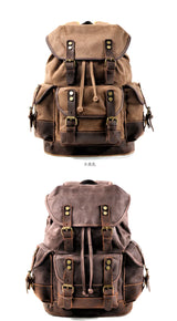 Waterproof Waxed Canvas Rucksack