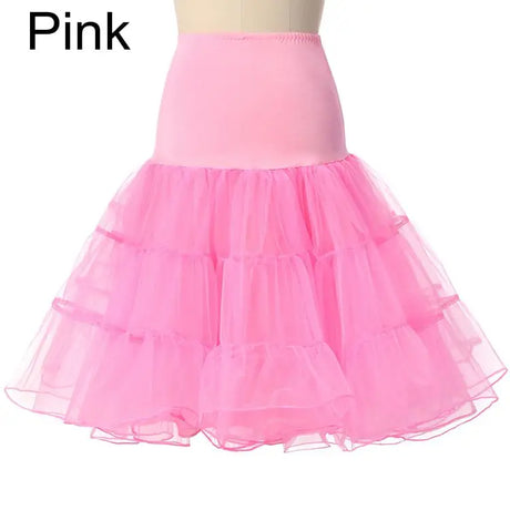 Colourfun Pettiskirts Cosplay Rockabilly Crinoline Underskirt