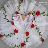 Rose Vines Ballet Tutu Dresses Ballerina Dress Dance Costume