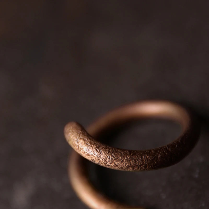 Curving Solid Copper Ring