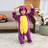 Spyro Purple Dragon Kids Cosplay Costume Onesie