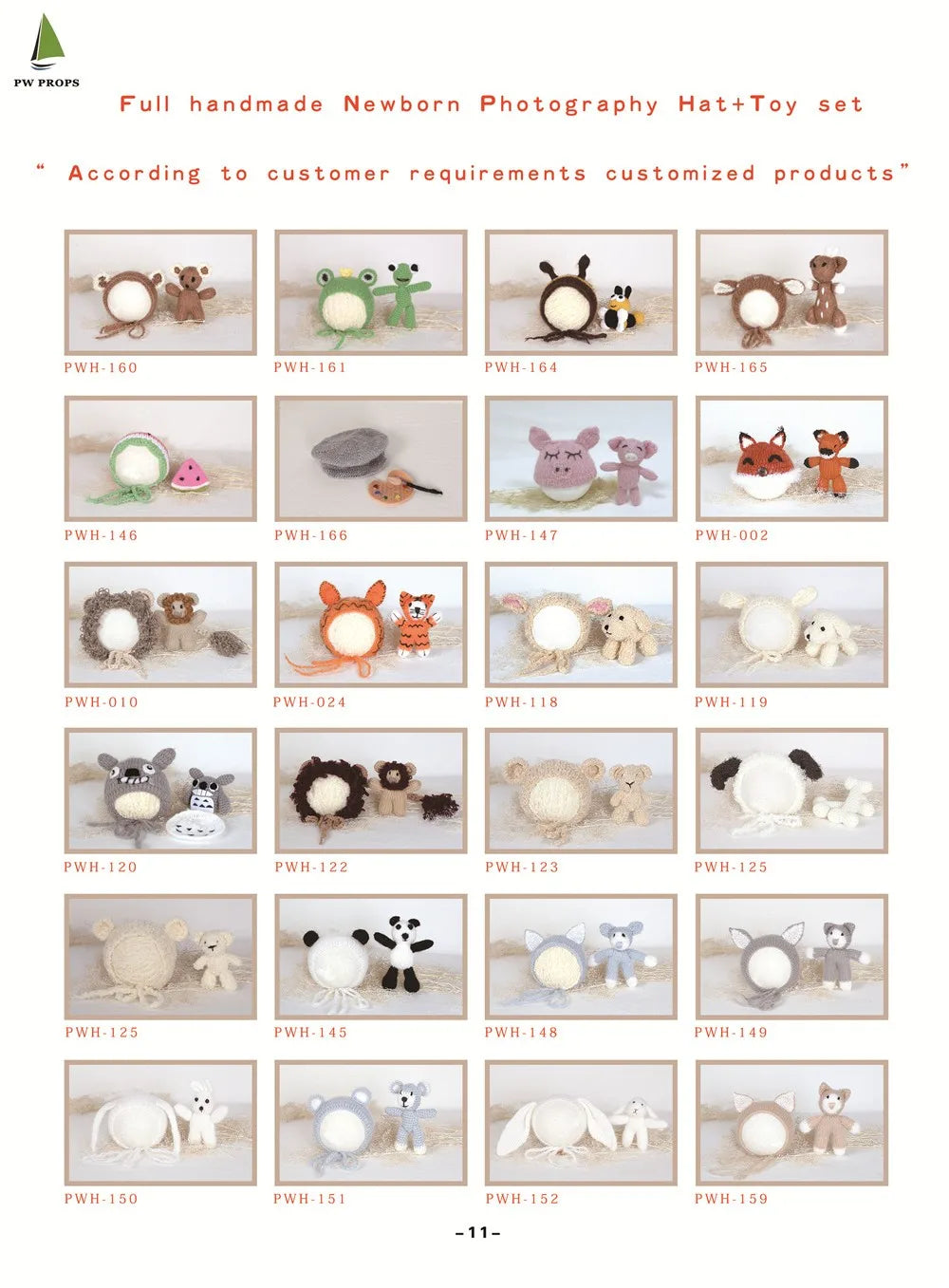 Newborn Wool Felt Fox Flower Bonnet Newborn Photography Props