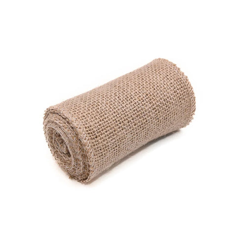 2M Natural Jute Burlap Hessian Ribbon Rolls Rustic Wedding Decoration Christmas Gift Wrapping