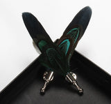 Feather Lapel Pin Brooch Hat Pin Handmade Suit Accessory Gift Idea