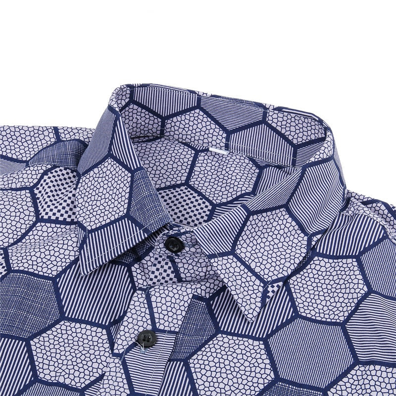 The Ledger, Green Single Breasted Vest with Hexagonal Purple Undershirt