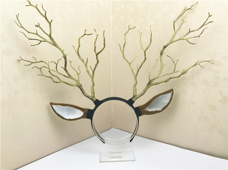 Forest Lord Deer Ear and Tree Branch Crown