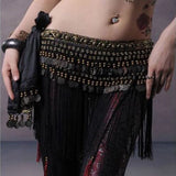 Copper Belly Dance Hip Scarf Coin Belt Tribal Costume