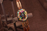 Handmade Beaded Leather Boho Necklaces