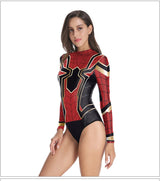 Deadpool Printed Long Sleeve Swimwear One-piece Surfing Swimsuit