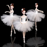 32cm Ballet Doll Large Original Handmade 1/6 Doll Full Set 11 Jointed Doll Girls