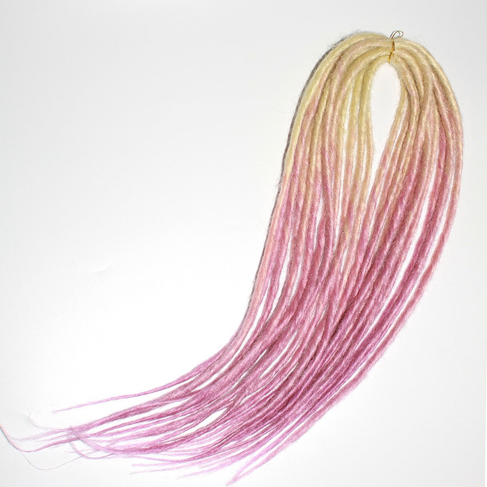 Double Dreadlocks Braids Synthetic Hair Extensions Twist 10 or 20 Strands