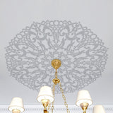 Ceiling Rose Mandala Decal Sticker