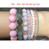 Natural Faceted Purple Angelite Stone Chalcedony Jades Beads for DIY Jewellery Making
