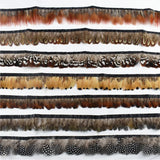 10Meters/Lot Natural Pheasant Feather Trims Ribbon Feathers DIY Craft