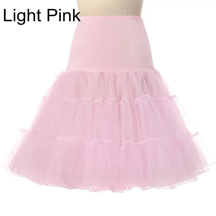 Colourfun Pettiskirts Cosplay Rockabilly Crinoline Underskirt