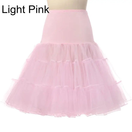 Colourfun Pettiskirts Cosplay Rockabilly Crinoline Underskirt