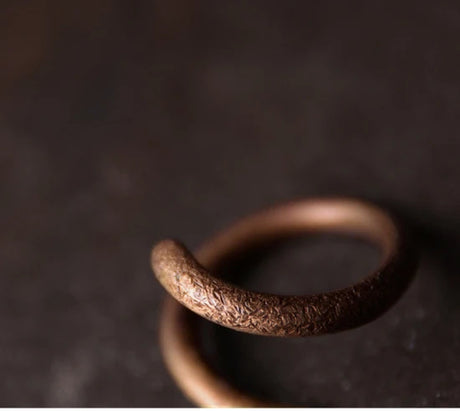 Curving Solid Copper Ring