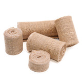 2M Natural Jute Burlap Hessian Ribbon Rolls Rustic Wedding Decoration Christmas Gift Wrapping