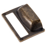 Apothecary Card Holder Label Handles for Furniture