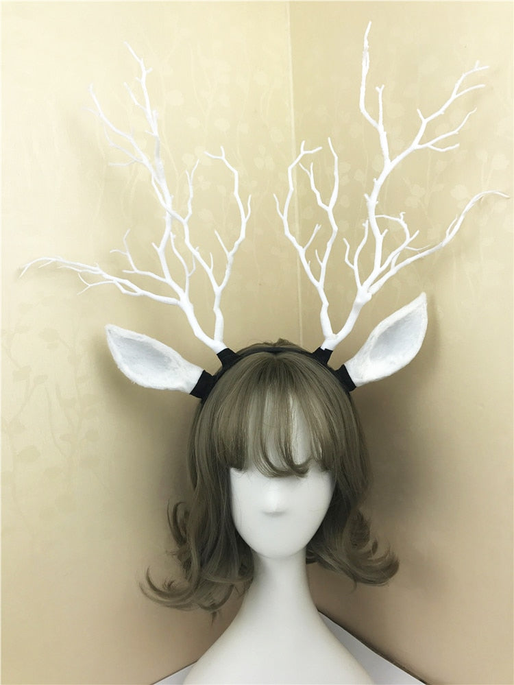 Forest Lord Deer Ear and Tree Branch Crown