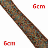 1M Boho Embroidered Jacquard Ribbons Trim DIY Craft