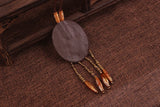 Handmade Beaded Leather Boho Necklaces