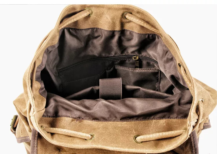 Waterproof Waxed Canvas Rucksack