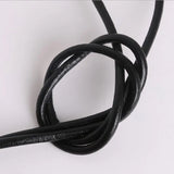 Round Single Strand Black Genuine Leather Cords 1.5mm 3mm 4mm 5mm 6mm