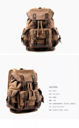Waterproof Waxed Canvas Rucksack