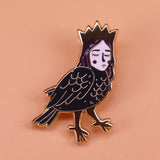 Mythology Alkonost Bird Enamel Pin
