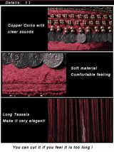 Copper Belly Dance Hip Scarf Coin Belt Tribal Costume