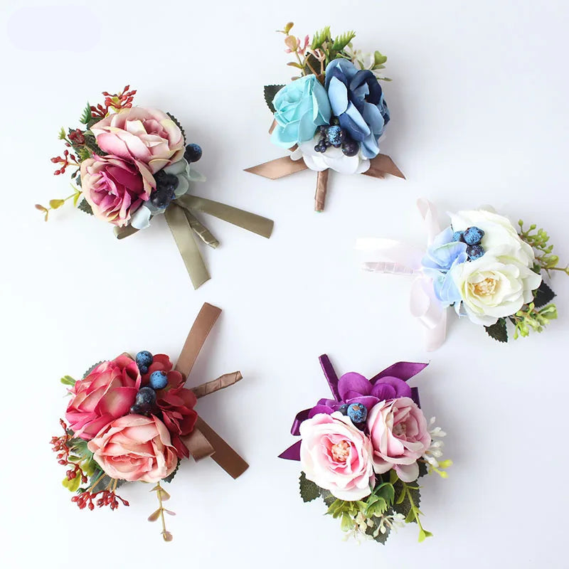 Wrist or Ankle Corsages & Matching Boutonnieres