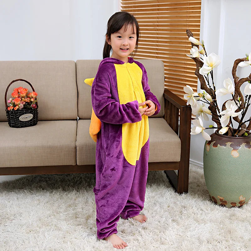 Spyro Purple Dragon Kids Cosplay Costume Onesie