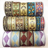 1M Boho Embroidered Jacquard Ribbons Trim DIY Craft