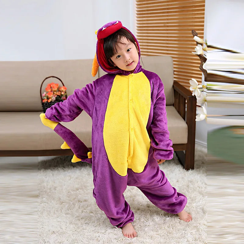 Spyro Purple Dragon Kids Cosplay Costume Onesie