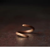 Curving Solid Copper Ring