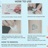 Temporary Face Tattoos Sparkly Fairy Butterfly Wings