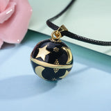 The Moon and The Stars Harmony Chime Ball Mexican Bola Necklace